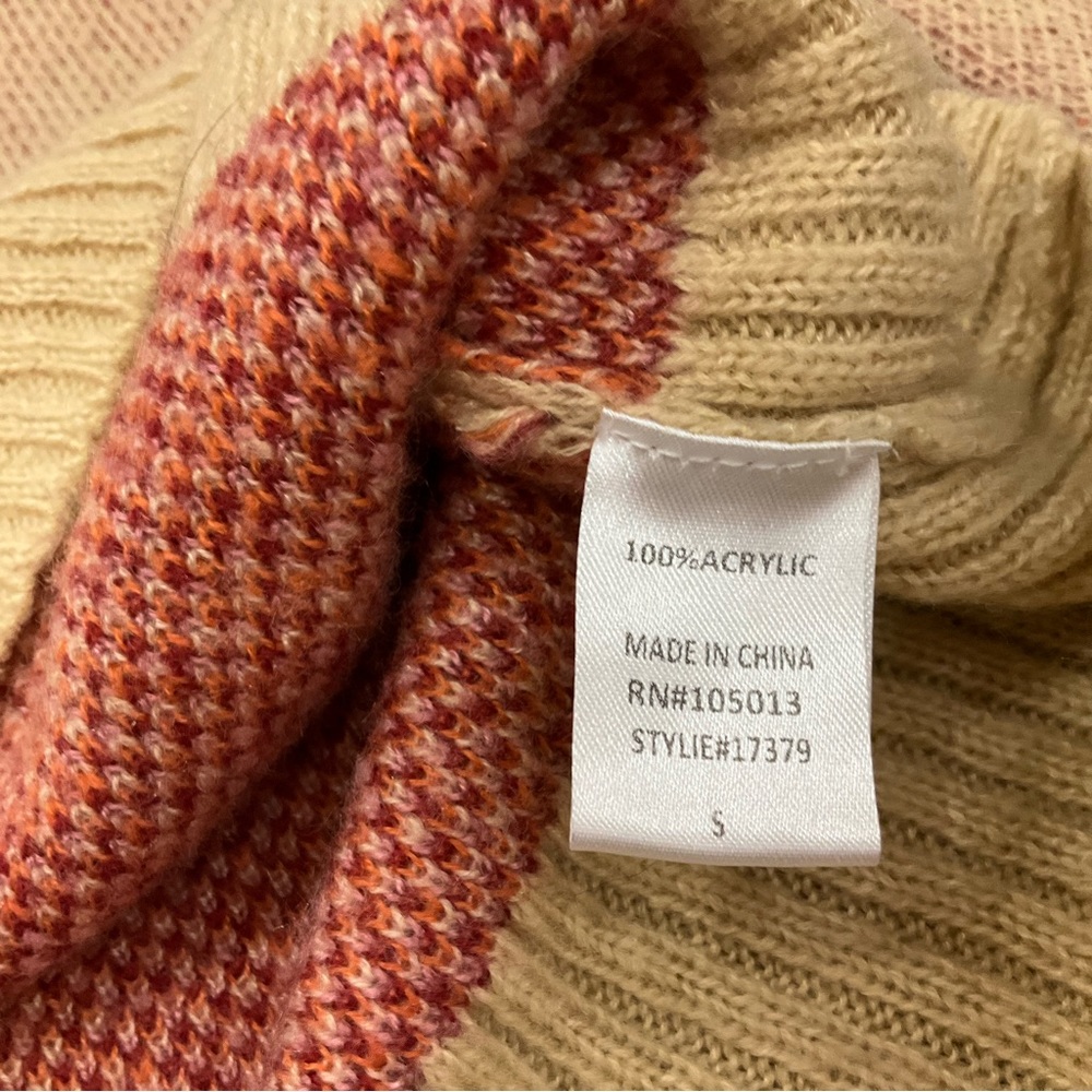 Savanna Jane Woman’s Knit Sweater Geometric Fair Isle Pullover Boho Nord… - Picture 11 of 15